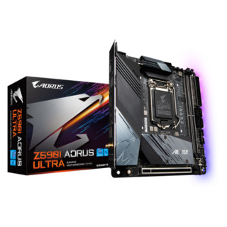 GIGABYTE 技嘉 Z590I AORUS ULTRA 迷你雕 ATX主板（Intel LGA1200、Z590）+英特尔 酷睿i9 10850k CPU套装