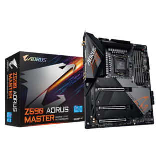 GIGABYTE 技嘉 AORUS Z590主板/酷睿10700KF/10850K/10900KF CPU主板套装 Z590 AORUS MASTER 超级雕 单主板（不含cpu）