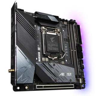 GIGABYTE 技嘉 Z590I AORUS ULTRA 迷你雕 ATX主板（Intel LGA1200、Z590）+英特尔 酷睿i9 10850k CPU套装