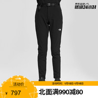 TheNorthFace北面休闲裤女户外舒适防泼水上新|4UBD JK3/黑色 14