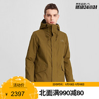 TheNorthFace北面三合一夹克男户外防水保暖上新|4U8N 173/卡其色 S