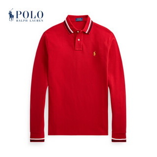 Ralph Lauren/拉夫劳伦男装 2021年春季新年系列定制修身版型Polo衫13069 620-红色 M