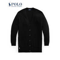 Ralph Lauren/拉夫劳伦女装 2020年秋季混纺V领开襟衫21875 001-黑色 L