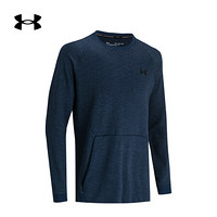 安德玛官方UA Doubleknit男子圆领运动卫衣Under Armour1359148 深蓝色408 XXL