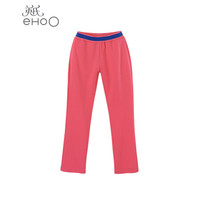 YeeHoO英氏婴儿亲子装连衣裙女童夏季新款 浅玫红裤子YRKCJ10318A01 155CM