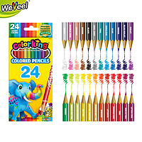 WeVeel 37029 油性高级彩色铅笔 24色