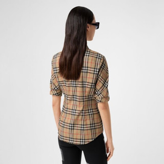BURBERRY 博柏利 Vintage系列 女士长袖衬衫 80184751 典藏米色 XS
