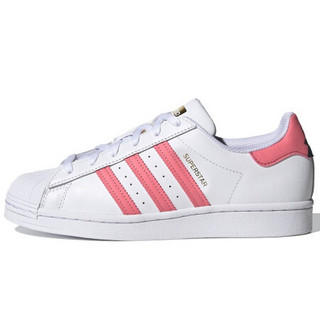 adidas Originals Superstar 女子休闲运动鞋 FX5964 粉白粉标 36.5