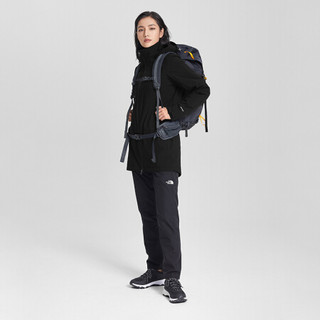 TheNorthFace北面三合一冲锋衣女户外防水保暖上新|4NAI T8S/黑色/红色 L