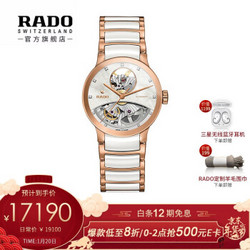 雷达表（RADO）瑞士手表 晶萃系列“小白裙”机械腕表 女士钻表R30248902