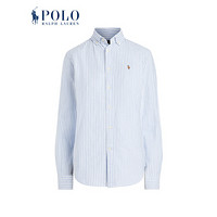 Ralph Lauren/拉夫劳伦女装 2021年早春经典版型牛津布衬衫21970 100-条纹蓝白色 0