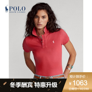 Ralph Lauren/拉夫劳伦女装 2020年秋季修身版型复古Polo衫21759 610-红色 XS