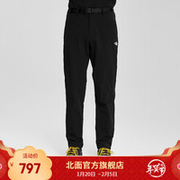 TheNorthFace北面休闲裤男户外舒适防泼水上新|4UAN JK3/黑色 32