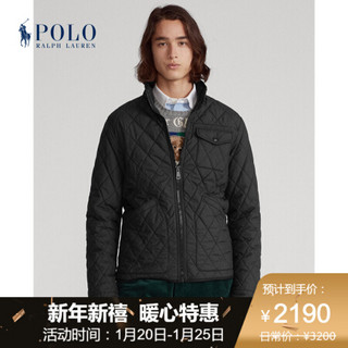 Ralph Lauren/拉夫劳伦男装 2020年秋季拒水绗缝夹克12843 001-黑色 XL