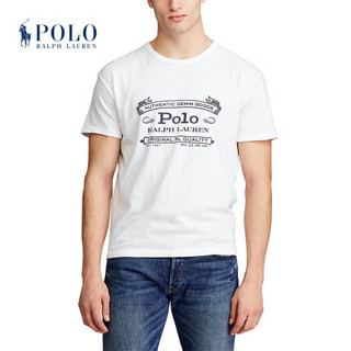 Ralph Lauren/拉夫劳伦男装 经典款定制修身版型针织T恤12057 100-白色 M