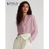Ralph Lauren/拉夫劳伦女装 2020年秋季长袖女式衬衫21740 500-紫色 8