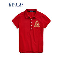 Ralph Lauren/拉夫劳伦女装 2021年早春新年系列修身版型弹力Polo衫21944 620-红色 S