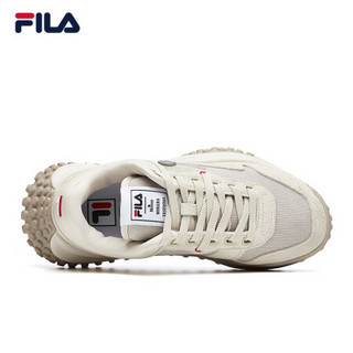 FILA x MIHARA 斐乐FM1老爹鞋女2020秋季新款休闲鞋 蔡徐坤力荐 波点鞋 沙壳色A-SS 38.5