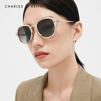 CharlesKeith秋季新品CK3-21280259-1女士欧美简约摩登太阳眼镜 Cream奶白色