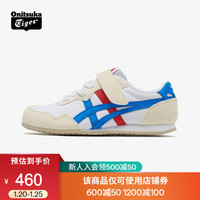 Onitsuka Tiger鬼塚虎 时尚粘扣中童鞋 SERRANO PS 1184A086-100 白色 33.5
