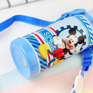Disney 迪士尼 3425 儿童吸管保温杯 350ml 蓝色米奇