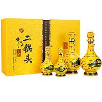 Niulanshan 牛栏山 经典二锅头 黄龙 52%vol 清香型白酒 500ml*6瓶+125ml*6瓶 整箱装