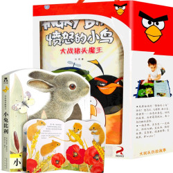 《乐乐趣小兔比利触摸书+愤怒的小鸟枕头书：大战猪头魔王》（全2册）