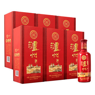 泸州老窖 泸州酒 柔顺 52%vol 浓香型白酒 480ml*6瓶 整箱装