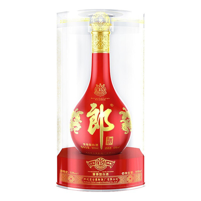 淘金币302.73元、今日必买：郎酒 红花郎15 酱香型白酒 53度 500ml*1瓶