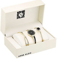 ANNE KLEIN 安妮·克莱因 AK/3292BKST 26毫米石英腕表手镯套装