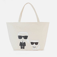 KARL LAGERFELD 卡尔·拉格斐 K/Ikonik Karl and Choupette 女士手提袋