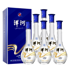 洋河 晶之藏 蓝色经典卡盒 口感绵柔型高度白酒 52度 500ml*6瓶 整箱装(内含三支礼品袋) *2件