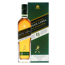 JOHNNIE WALKER 尊尼获加 绿牌15年调配麦芽苏格兰威士忌 750ml *3件