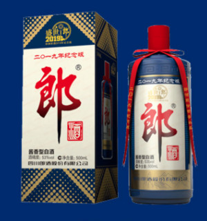 LANGJIU 郎酒 郎牌郎酒 2019年纪念版 53%vol 酱香型白酒 500ml 单瓶装