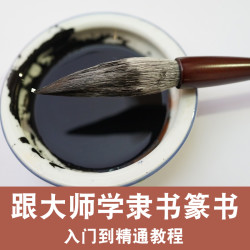隶书篆书视频教程