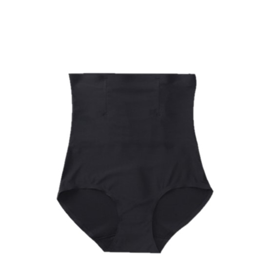 YUZHAOLIN 俞兆林 女士冰丝高腰平角内裤E05-3001 黑色 L