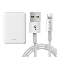 ROMOSS罗马仕 PSP05 超薄小巧充电宝5000毫安时手时机移动电源锂聚合物电芯双USB输出苹果安卓通用 苹果便携套装