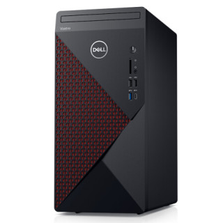 DELL 戴尔 Vostro 5880 台式机 黑色(酷睿i5-10400F、GT730、8GB、256GB SSD+1TB HDD)