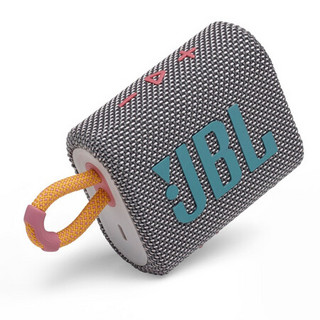 JBL 杰宝 GO3 2.0声道 便携式蓝牙音箱 灰色