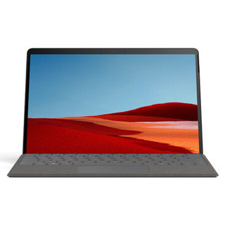 Microsoft 微软 Surface Pro X 13英寸 Windows 10 平板电脑+亮铂金键盘+超薄触控笔 (2880*1920dpi、SQ1、8GB、256GB SSD、LTE版、典雅黑、MNY-00007)