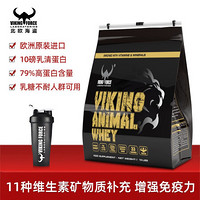 北欧海盗（VIKING FORCE）野兽乳清蛋白粉增肌粉健肌粉10Ibs 低脂高蛋白 乳清蛋白10磅咖啡味