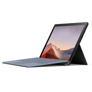 Microsoft 微软 Surface Pro 7 12.3英寸 Windows 10 平板电脑+冰晶蓝键盘(2736*1824dpi、酷睿i7-1065G7、16GB、512GB SSD、WiFi版、典雅黑、VAT-00022)