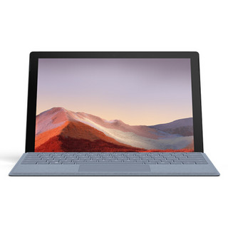 Microsoft 微软 Surface Pro 7 12.3英寸 Windows 10 平板电脑+冰晶蓝键盘(2736*1824dpi、酷睿i7-1065G7、16GB、512GB SSD、WiFi版、典雅黑、VAT-00022)