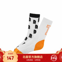 TheNorthFace北面运动袜中性款户外排汗透气上新|39W6 1E9/橙色/黑色 S