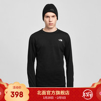 TheNorthFace北面紧身衣男户外吸湿排汗上新|3SG4 JK3/黑色 L