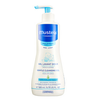 Mustela 妙思乐 洗护套装（洗发沐浴二合一500ml+贝贝润肤乳300ml ）