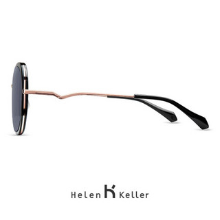 Helen Keller 海伦凯勒2020年新款潮流摩登控系列女款太阳镜H8805 灰紫色N10（偏光）