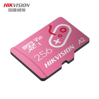 HIKVISION 海康威视 256GB TF（MicroSD）存储卡 U3 C10 V30 A2 4K 高性能内存卡 读速高达170MB/s