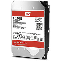 Western Digital 西部数据 红盘Pro系列 3.5英寸NAS硬盘 10TB 256MB(7200rpm、PMR)WD102KFBX