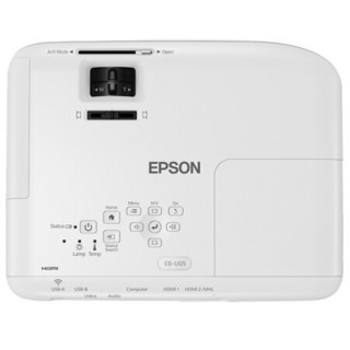 爱普生（EPSON）CB-U05 投影仪 投影机办公（超高清 3400流明 双HDMI 支持左右梯形校正）